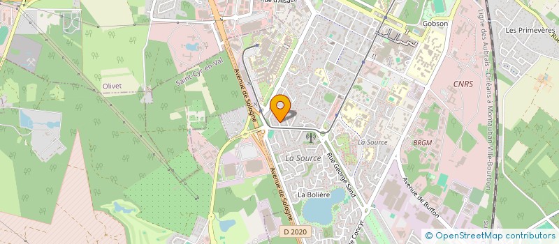 localisation de l'entreprise MADAME SYLVIE CAILLETEAU à ORLEANS