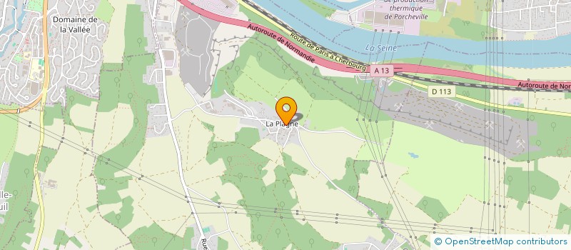 localisation de l'entreprise MADAME SYLVIE CAILLON  GUERVILLE