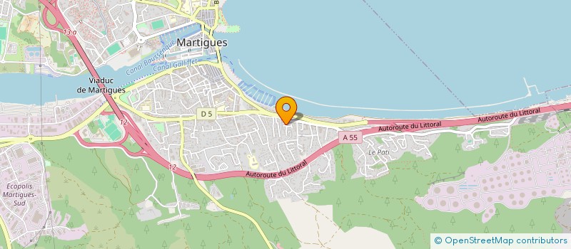 localisation de l'entreprise MADAME SYLVIE CALABRIA à MARTIGUES