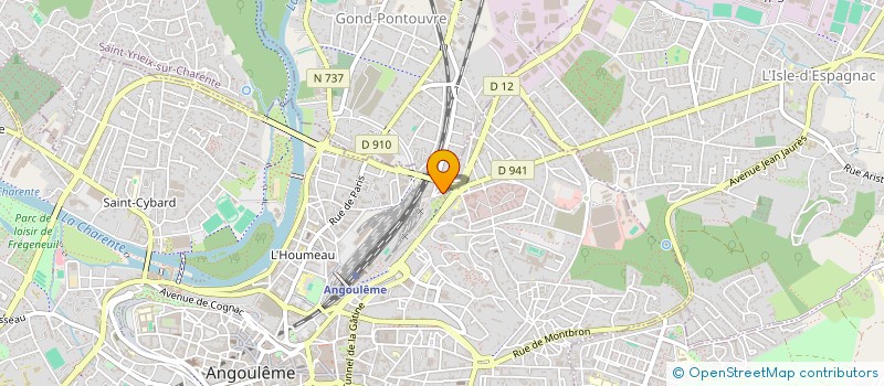 localisation de l'entreprise MADAME SYLVIE CALLENS à ANGOULEME