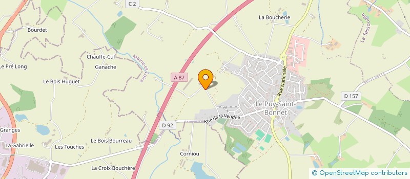 localisation de l'entreprise MADAME SYLVIE CALMETTES à CHOLET