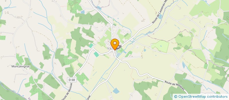 localisation de l'entreprise MADAME SYLVIE CALVET  MOLIERES