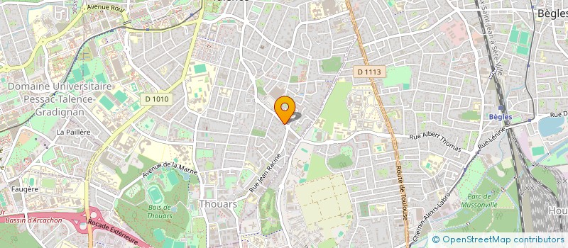 localisation de l'entreprise MADAME SYLVIE CALVINO  TALENCE