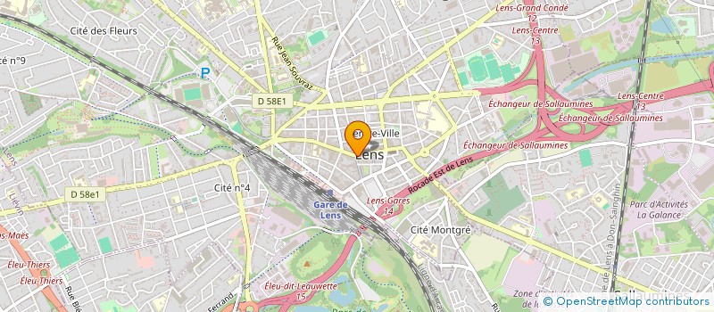 localisation de l'entreprise MADAME SYLVIE CAMBERBECQ  LENS