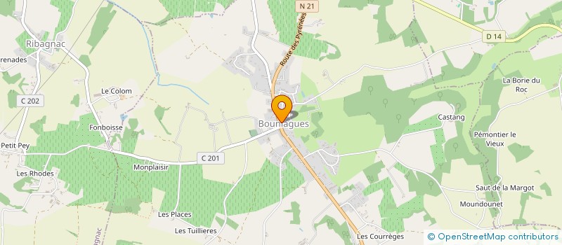 localisation de l'entreprise MADAME SYLVIE CAMBET  ISSIGEAC