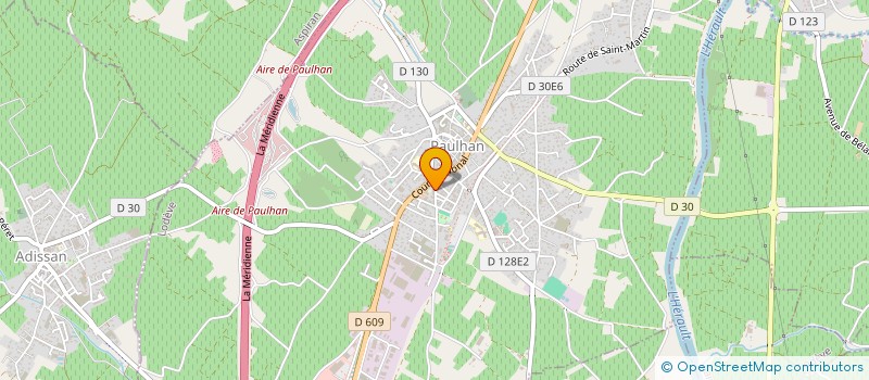 localisation de l'entreprise MADAME SYLVIE CAMBON  PAULHAN