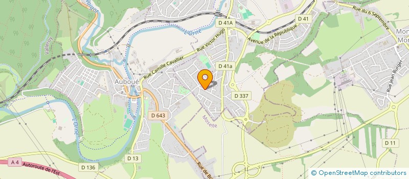 localisation de l'entreprise MADAME SYLVIE CAMINADE  HOMECOURT