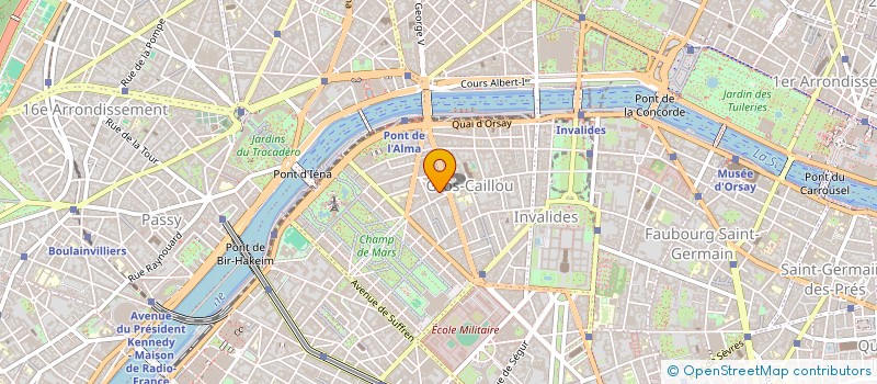 localisation de l'entreprise MADAME SYLVIE CAMUS à PARIS