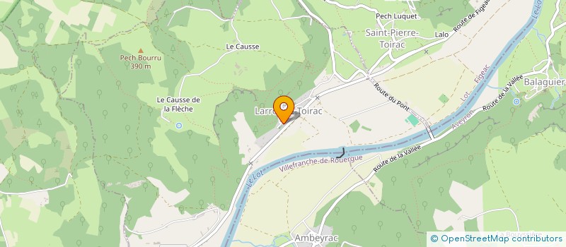 localisation de l'entreprise MADAME SYLVIE CANDELLE à LARROQUE-TOIRAC