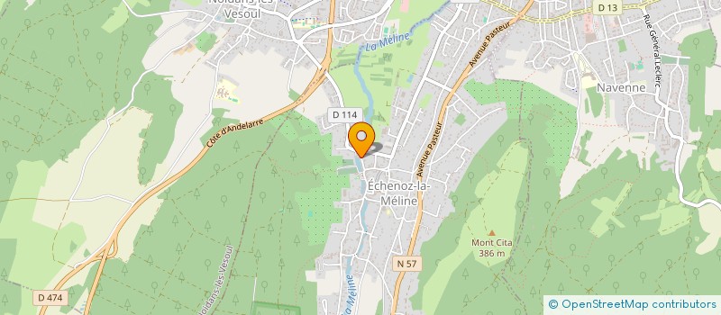 localisation de l'entreprise MADAME SYLVIE CANOT  ECHENOZ-LA-MELINE