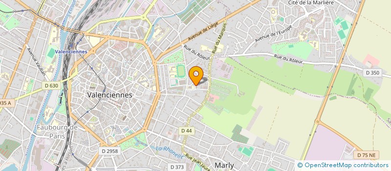 localisation de l'entreprise MADAME SYLVIE CANTINEAU à VALENCIENNES