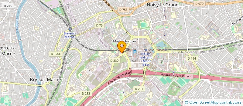 localisation de l'entreprise MADAME SYLVIE CANTOURNET  NOISY-LE-GRAND