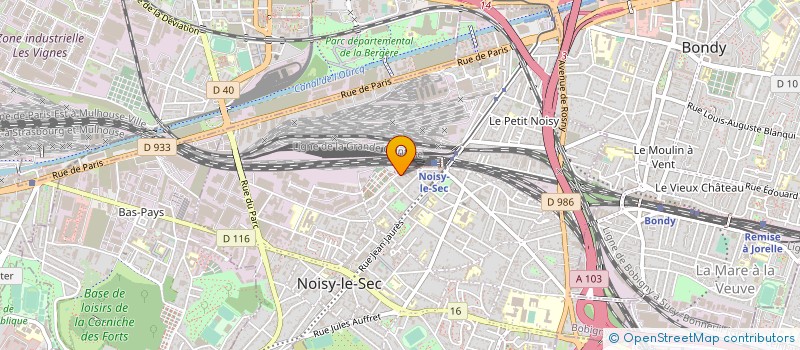 localisation de l'entreprise MADAME SYLVIE CAO à NOISY-LE-SEC