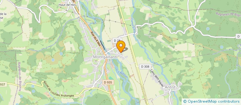 localisation de l'entreprise MADAME SYLVIE CARDEILHAC à MONTGAILLARD