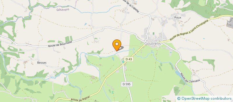 localisation de l'entreprise MADAME SYLVIE CAREL  GOUTRENS