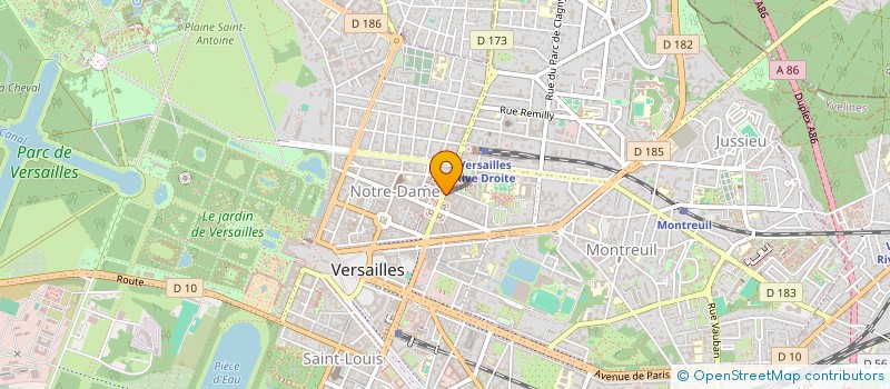 localisation de l'entreprise MADAME SYLVIE CARLIER à VERSAILLES