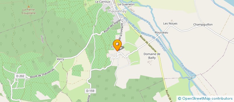 localisation de l'entreprise MADAME SYLVIE CAROBOLANTE à THAUVENAY