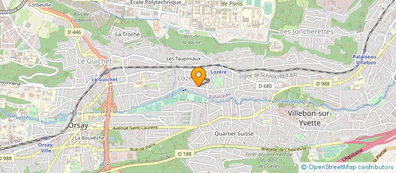 localisation de l'entreprise MADAME SYLVIE CARREIRA  PALAISEAU