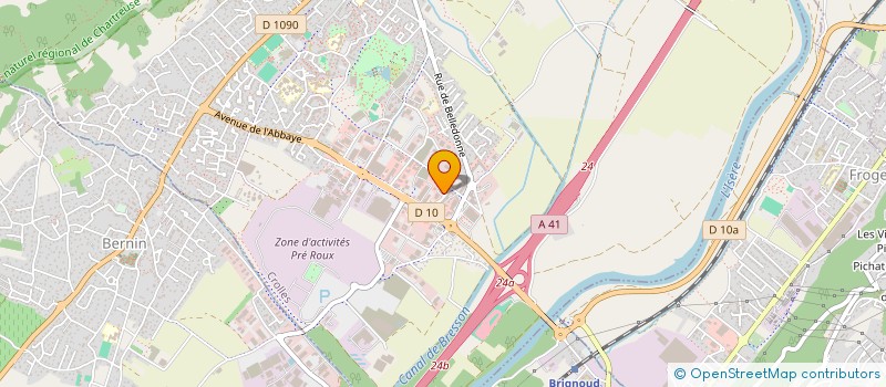 localisation de l'entreprise MADAME SYLVIE CARREL  CROLLES