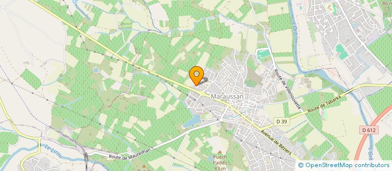 localisation de l'entreprise MADAME SYLVIE CARRIER  MARAUSSAN