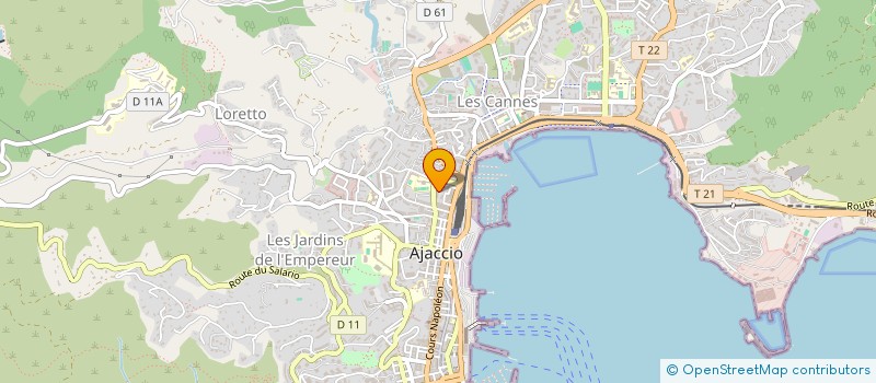 localisation de l'entreprise MADAME SYLVIE CASAS à AJACCIO