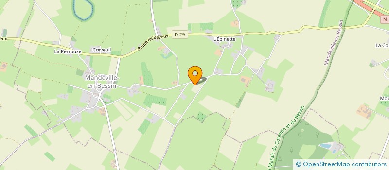 localisation de l'entreprise MADAME SYLVIE CASSARD à MANDEVILLE-EN-BESSIN