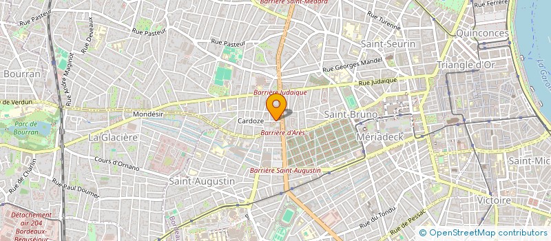 localisation de l'entreprise MADAME SYLVIE CASSIER à BORDEAUX