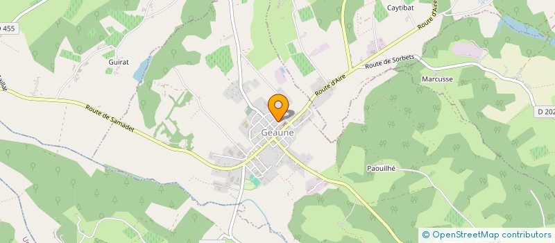 localisation de l'entreprise MADAME SYLVIE CASTAY  GEAUNE