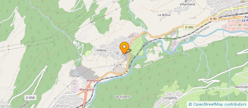 localisation de l'entreprise MADAME SYLVIE CATALDO  AIME-LA-PLAGNE