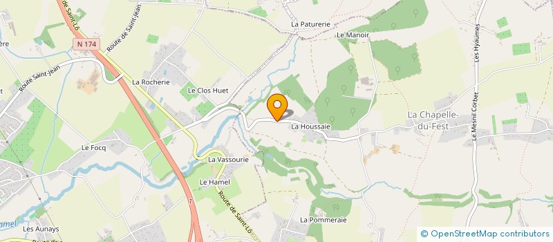 localisation de l'entreprise MADAME SYLVIE CATELAIN  SAINT-AMAND-VILLAGES