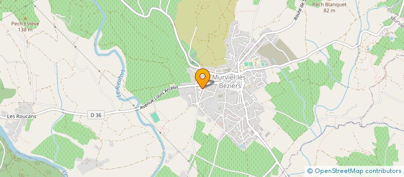 localisation de l'entreprise MADAME SYLVIE CATHALA  MURVIEL-LES-BEZIERS