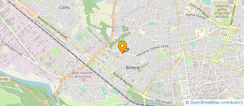 localisation de l'entreprise MADAME SYLVIE CATONA  BILLERE