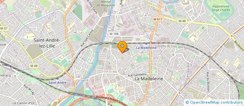 localisation de l'entreprise MADAME SYLVIE CAUCHETEUX à LA MADELEINE