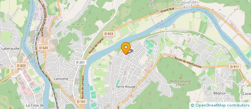 localisation de l'entreprise MADAME SYLVIE CAVAILLE  CAHORS