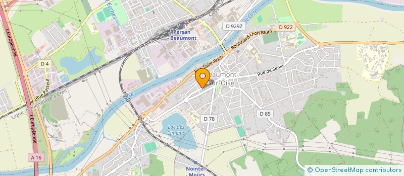 localisation de l'entreprise MADAME SYLVIE CAVENELLE  BEAUVAIS