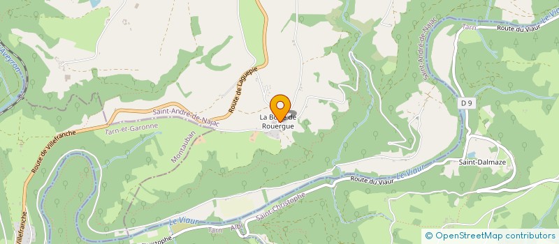 localisation de l'entreprise MADAME SYLVIE CAYROU  LUNAC