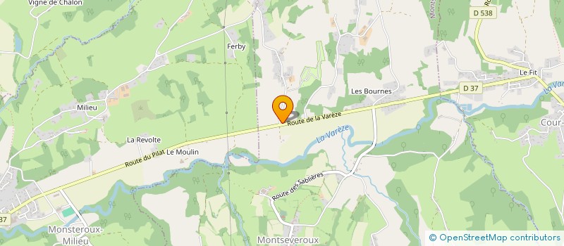 localisation de l'entreprise MADAME SYLVIE CEDILEAU à MONTSEVEROUX