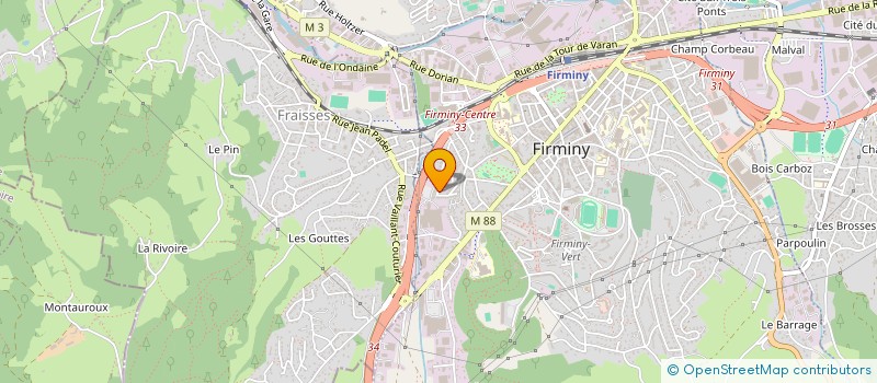 localisation de l'entreprise MADAME SYLVIE CELLE  FIRMINY