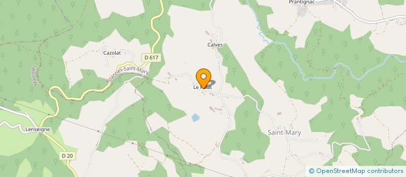 localisation de l'entreprise MADAME SYLVIE CESSAC à ROANNES-SAINT-MARY