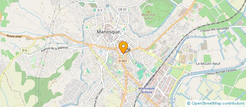 localisation de l'entreprise MADAME SYLVIE CHABOURDIN à MANOSQUE