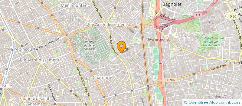 localisation de l'entreprise MADAME SYLVIE CHABRAND  PARIS