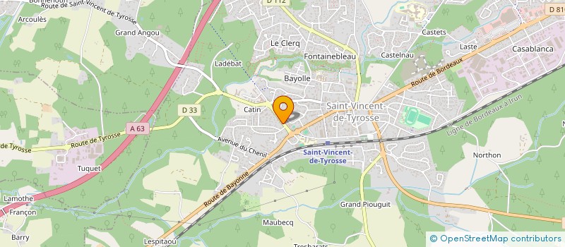 localisation de l'entreprise MADAME SYLVIE CHABROL à SAINT-VINCENT-DE-TYROSSE