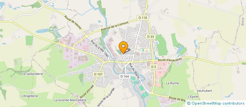 localisation de l'entreprise MADAME SYLVIE CHABRUNT  GORRON