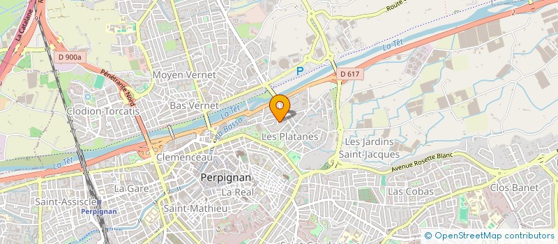 localisation de l'entreprise MADAME SYLVIE CHALMEAU  PERPIGNAN