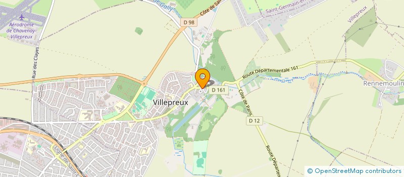 localisation de l'entreprise MADAME SYLVIE CHAMBADAL  VILLEPREUX