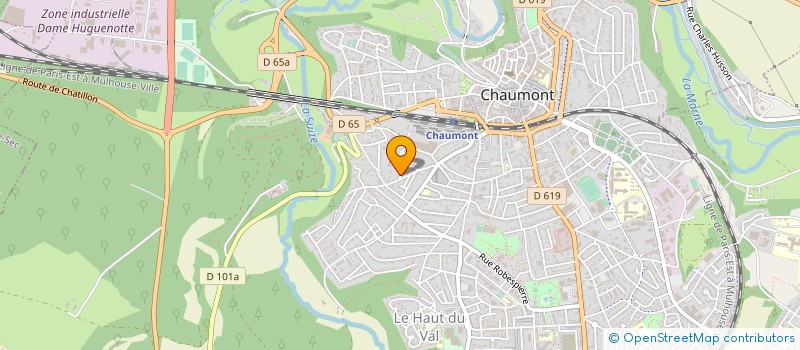 localisation de l'entreprise MADAME SYLVIE CHAMEROY à CHAUMONT