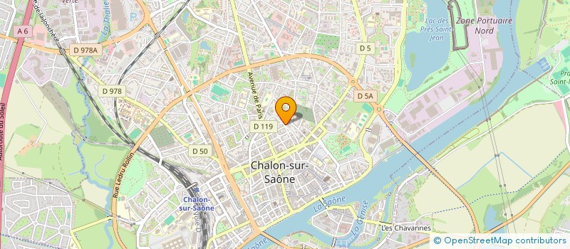 localisation de l'entreprise MADAME SYLVIE CHAMPEAU à CHALON-SUR-SAONE