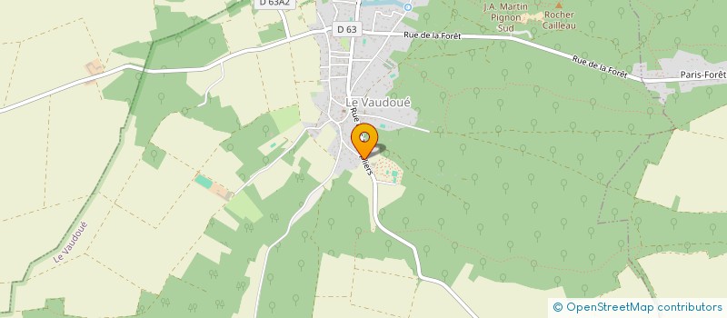 localisation de l'entreprise MADAME SYLVIE CHAMPION  LE VAUDOUE