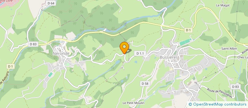 localisation de l'entreprise MADAME SYLVIE CHANAL  NERONDE