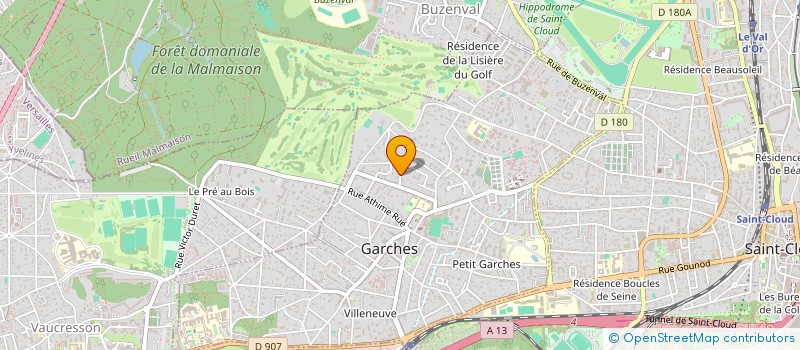 localisation de l'entreprise MADAME SYLVIE CHANTEMARGUE à GARCHES